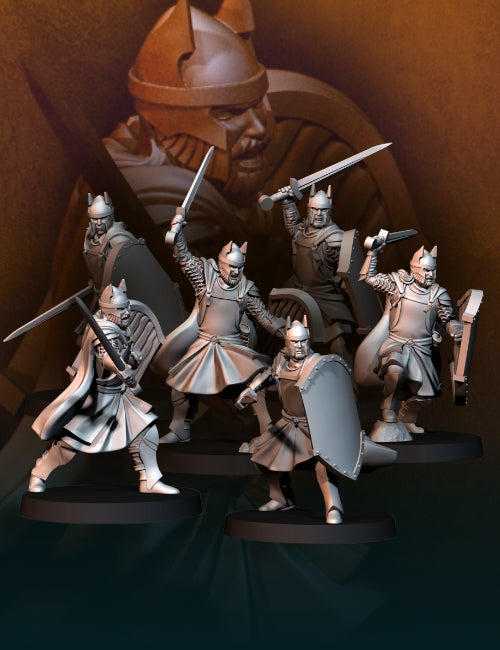 High Humans Warrior - Sword and Shield